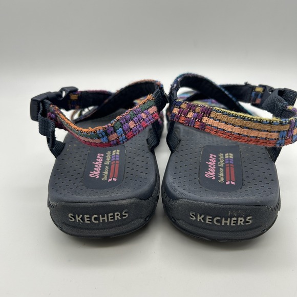 Skechers Sandals Womens Size 7 Outdoor Lifestyle Strappy Adjustable Comfort - Picture 3 of 8